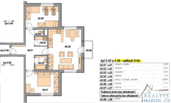 Prodej bytu 3+kk 74 m² V Roháči I., Jesenice - galerie 20