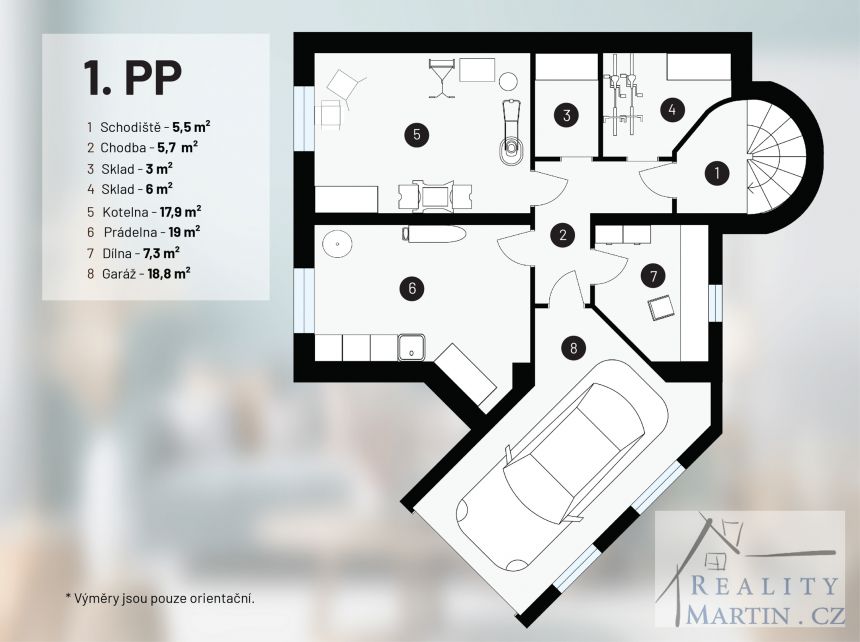 Prodej rodinného domu 297 m², pozemek 741 m² Praha 4 - Krč - galerie 27